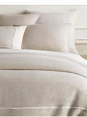 NWT Annie Selke Keaton Linen Duvet Cover